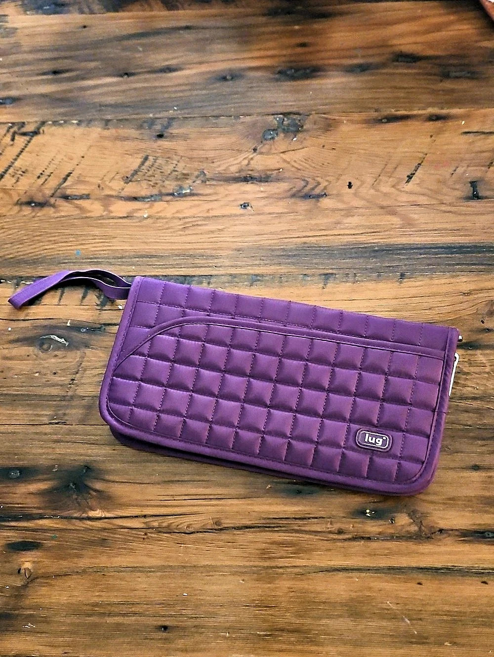 lug Tram Zip RFID Wallet Purple